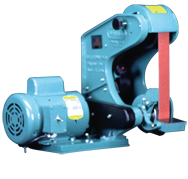 Belt Grinder - #482MC100A; 2 x 48'' Belt; 1HP; 1PH; 230V Motor - USA Tool & Supply