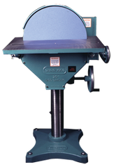 Heavy Duty Disc Sander-No Controls & NO Magnetic Starter - #20100 - 20'' Disc - 3HP; 3PH; 230V Motor - USA Tool & Supply