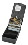 26 Pc. A - Z Letter Size Cobalt Bronze Oxide Screw Machine Drill Set - USA Tool & Supply
