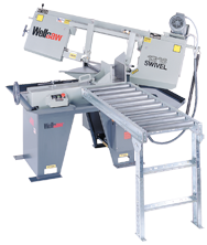 Horizontal Mitre Bandsaw - #1316S; 13 x 16'' Capacity; 3HP; 3PH; 208/230/460V Motor - USA Tool & Supply