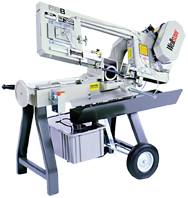 Horizontal/Vertical Bandsaw - #58BD; 9-1/2 x 11'' Capacity; 1/2HP; 1PH; 115V Motor - USA Tool & Supply