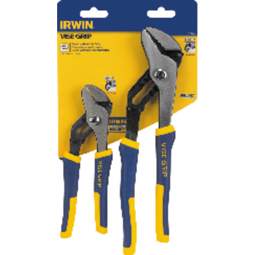 Irwin Vise-Grip 2 Pieces Groove Joint set - Includes 8″ & 10″ Tongue and Groove pliers - ProTouch Grips - USA Tool & Supply