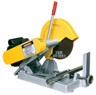 Abrasive Cut-Off Saw - #100020110; Takes 10" x 5/8 Hole Wheel (Not Included); 3HP; 1PH; 110V Motor - USA Tool & Supply