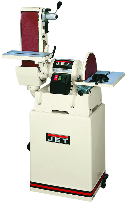 #JSG-6CS Closed Stand Combination Belt/Disc Sander; 6" x 48" Belt; 12" Disc; 1.5HP 115/230V 1PH Prewired 115V Motor; 277 lbs. - USA Tool & Supply