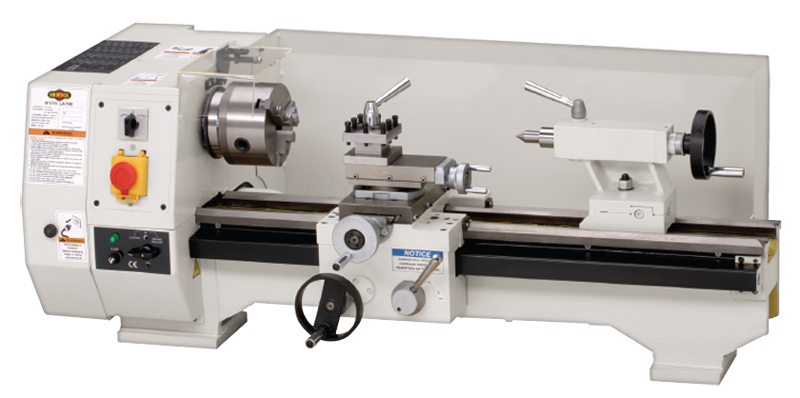 Bench Lathe - #M1016 9-3/4'' Swing; 21'' Between Centers; 3/4HP; 1PH; 110V Motor - USA Tool & Supply