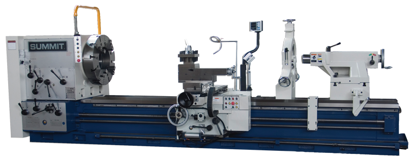 42" x 120" Oil Country Lathe; A2-20 Spindle Mount; 14.1" Spindle Bore; 30HP 220V 3PH Motor; 20;790 lbs - USA Tool & Supply