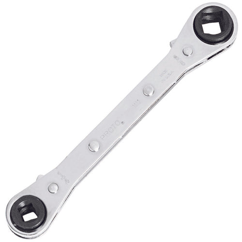 Proto Refrigeration Wrench 1/4″ × 3/8″ Square & 3/16″ × 5/16″ Square - USA Tool & Supply