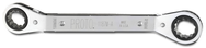 Proto® Offset Double Box Reversible Ratcheting Wrench 19 x 21 mm - 12 Point - USA Tool & Supply