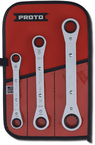 Proto® 3 Piece Ratcheting Box Wrench Set - 12 Point - USA Tool & Supply