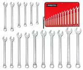 31 Pc. Satin Combination ASD Wrench Set - 12 Point - USA Tool & Supply