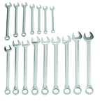 Proto® 16 Piece Satin Combination Wrench Set - 12 Point - USA Tool & Supply