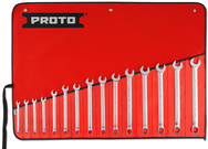 Proto® 15 Piece Satin Metric Combination ASD Wrench Set - 12 Point - USA Tool & Supply