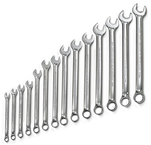 Proto® 14 Piece Full Polish Antislip Metric Combination Wrench Set - 12 Point - USA Tool & Supply