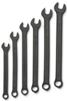 Proto® 6 Piece Black Oxide Antislilp Metric Combination Wrench Set - 12 Point - USA Tool & Supply