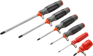 Proto® Tether-Ready 6 Piece Duratek Phillips Screwdriver Set - USA Tool & Supply