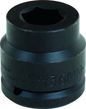 Proto® 1-1/2" Drive Impact Socket 75 mm - 6 Point - USA Tool & Supply