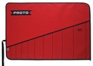 Proto® Red Canvas 10-Pocket Tool Roll - USA Tool & Supply