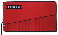 Proto® Red Canvas 17-Pocket Tool Roll - USA Tool & Supply