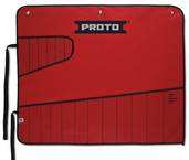 Proto® Red Canvas 18-Pocket Tool Roll - USA Tool & Supply