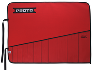 Proto® Red Canvas 11-Pocket Tool Roll - USA Tool & Supply