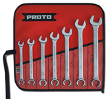 Proto® 7 Piece Combination Flare Nut Wrench Set - 12 Point - USA Tool & Supply