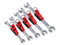 Proto® Tether-Ready 5 Piece Metric Double End Flare Nut Wrench Set - 6 Point - USA Tool & Supply