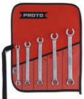 Proto® 5 Piece Metric Double End Flare Nut Wrench Set - 12 Point - USA Tool & Supply