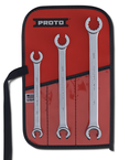 Proto® 3 Piece Double End Flare Nut Wrench Set - 12 Point - USA Tool & Supply