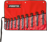 Proto® 10 Piece Metric Ratcheting Flare Nut Wrench Set - USA Tool & Supply