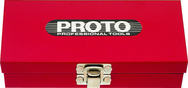 Proto® Tool Box, Red, 11-9/16" W x 11-1/8" D x 1-5/8" H - USA Tool & Supply