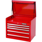 Proto® 440SS 27" Top Chest - 5 Drawer, Red - USA Tool & Supply