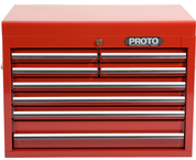 Proto® 440SS 27" Top Chest - 8 Drawer, Red - USA Tool & Supply