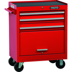 Proto® 440SS 27" Roller Cabinet - 3 Drawer, Red - USA Tool & Supply