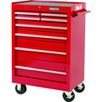 Proto® 440SS 27" Roller Cabinet - 8 Drawer, Red - USA Tool & Supply