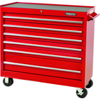 Proto® 440SS 41" Workstation - 6 Drawer, Red - USA Tool & Supply