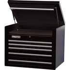 Proto® 450HS 34" Top Chest - 5 Drawer, Black - USA Tool & Supply