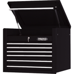 Proto® 450HS 34" Top Chest - 6 Drawer, Black - USA Tool & Supply