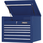 Proto® 450HS 34" Top Chest - 6 Drawer, Blue - USA Tool & Supply