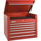 Proto® 450HS 34" Top Chest - 6 Drawer, Red - USA Tool & Supply