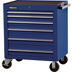 Proto® 450HS 34" Roller Cabinet - 6 Drawer, Blue - USA Tool & Supply