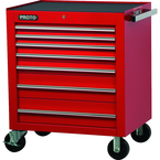 Proto® 450HS 34" Roller Cabinet - 7 Drawer, Red - USA Tool & Supply
