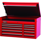 Proto® 450HS 50" Top Chest - 10 Drawer, Red - USA Tool & Supply