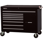 Proto® 450HS 50" Workstation - 8 Drawer & 2 Shelves, Black - USA Tool & Supply