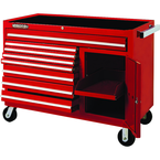 Proto® 450HS 50" Workstation - 8 Drawer & 1 Shelf, Red - USA Tool & Supply