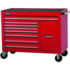 Proto® 450HS 50" Workstation - 8 Drawer & 2 Shelves, Red - USA Tool & Supply