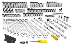 Proto® 1/4", 3/8", & 1/2" Drive 148 Piece Socket Set- 6 and 12 Point - USA Tool & Supply