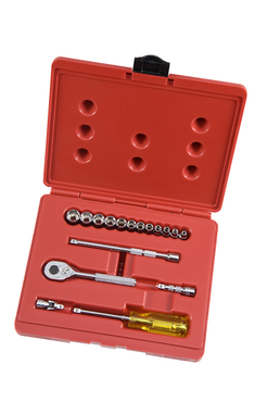 J47204 17PC 1/4DR 6PT SET J47204 - USA Tool & Supply