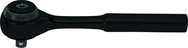 Proto® 1/4" Drive Round Head Ratchet 4-1/2" - Black Oxide - USA Tool & Supply