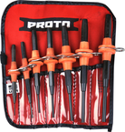Proto® Tether-Ready 7 Piece Pin Punch Set - USA Tool & Supply