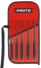 Proto® 5 Piece Long Drive Pin Punch Set - USA Tool & Supply